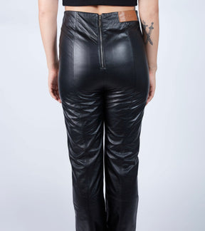 Faux Leather High Waisted Pants