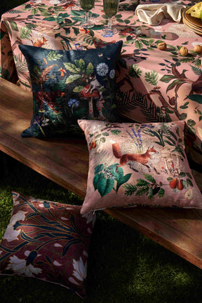 Velvet Pillow The Forest Dogs