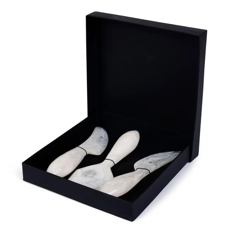 Resin Cheese Knife, Vanilla  (Set of 3)  - 6 Inches