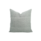 Floral Design Handmade Block Print Pure Linen Cushion Cover - Riva