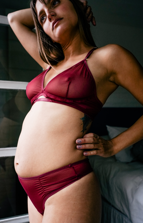 Great Curve Bra - Red Wine