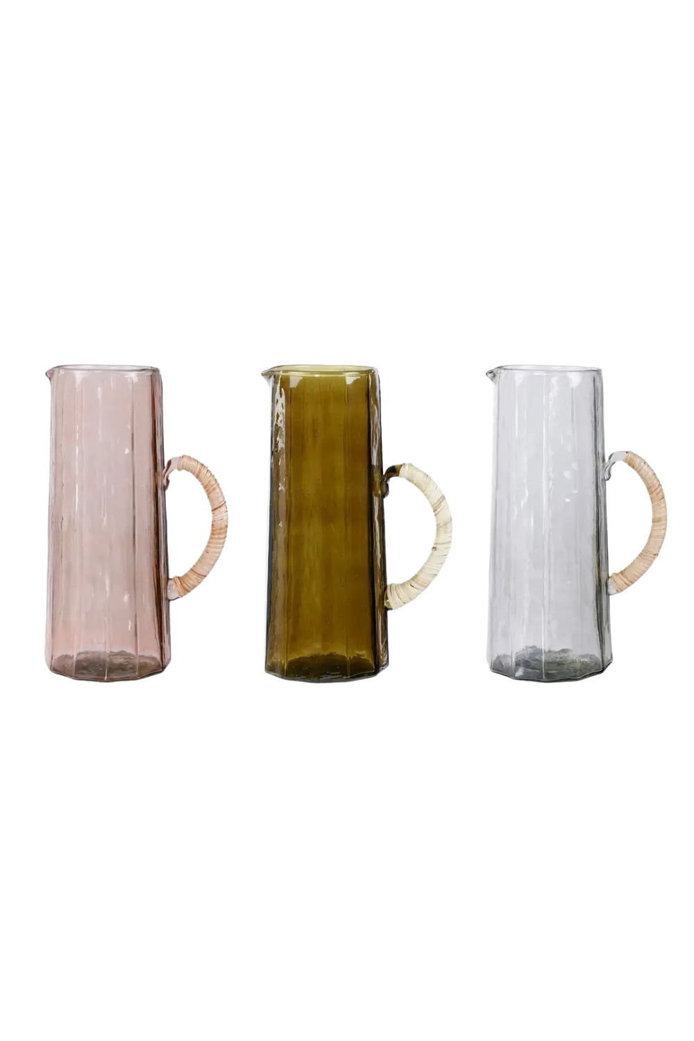 Hammered Water Pitcher, Natural -6.25 X 9.5 Inches