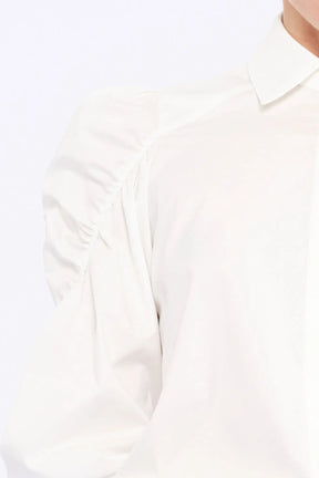 Bimba Puff Sleeve Blouse | White