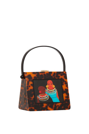 Naserian - Acrylic Top Handle Bag