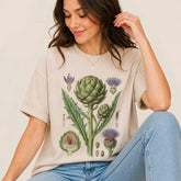 Botanical Artichoke Garden Graphic Tee