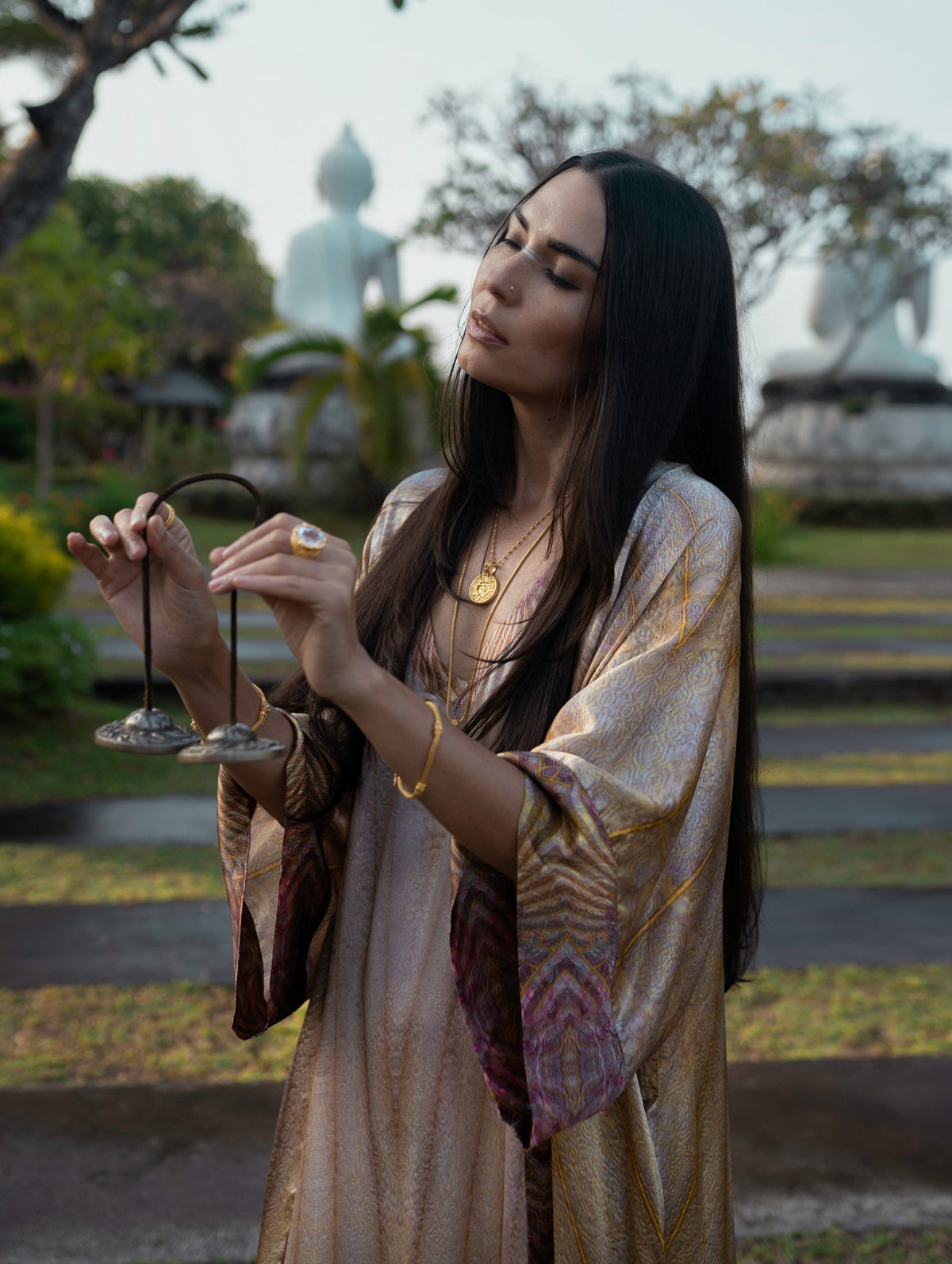 Kwan Yin - Luxury Silk Robe