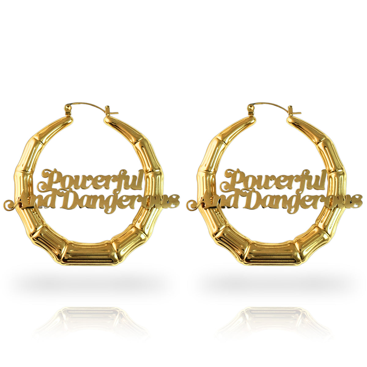 Powerful And Dangerous Door Knocker Earrings