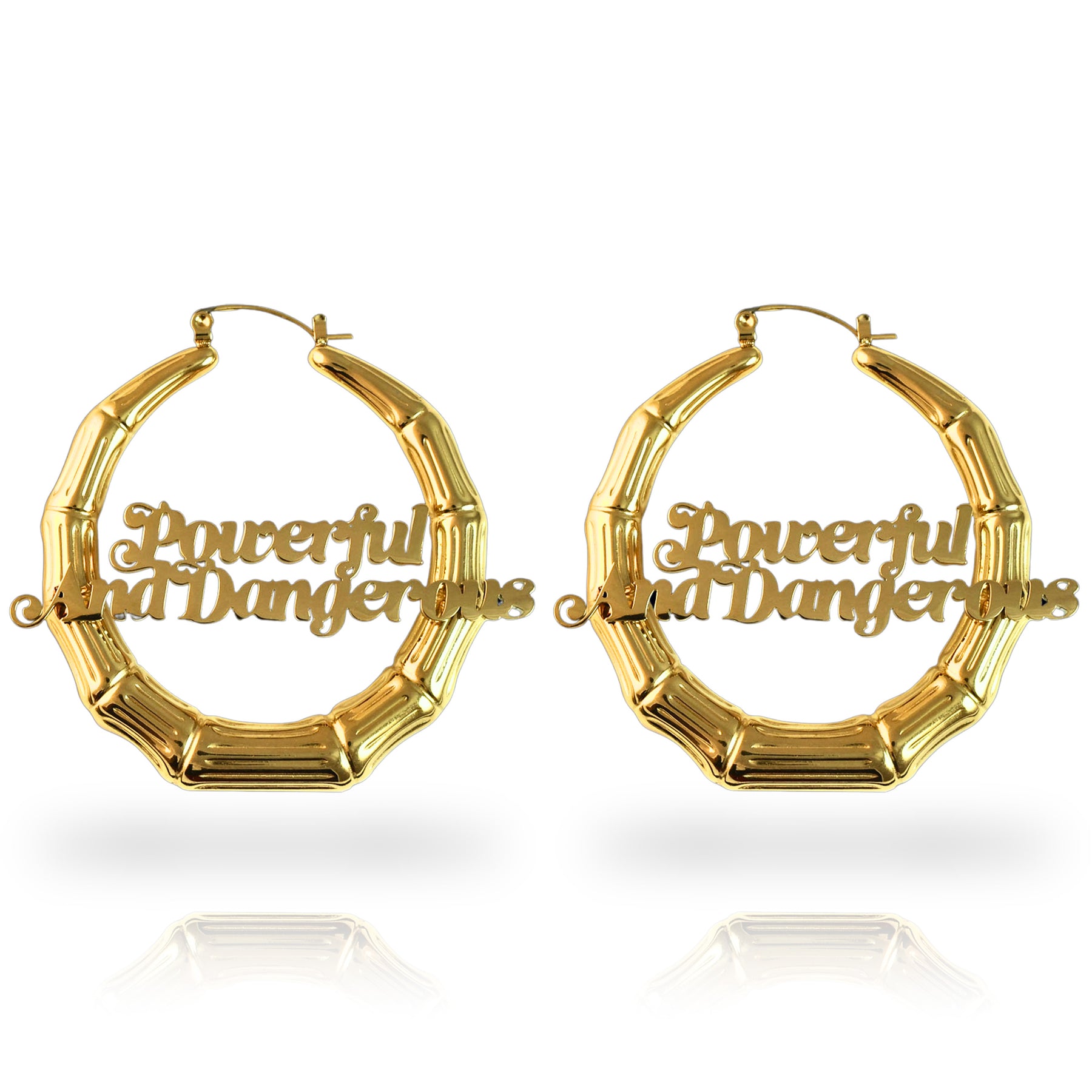 Powerful And Dangerous Door Knocker Earrings