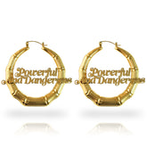 Powerful And Dangerous Door Knocker Earrings