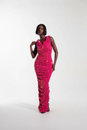 Jess Sequin Maxi Dress