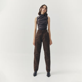JETT SUEDE TAILORED PANTS
