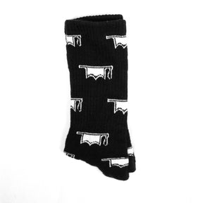 Collegiate Socks - Black