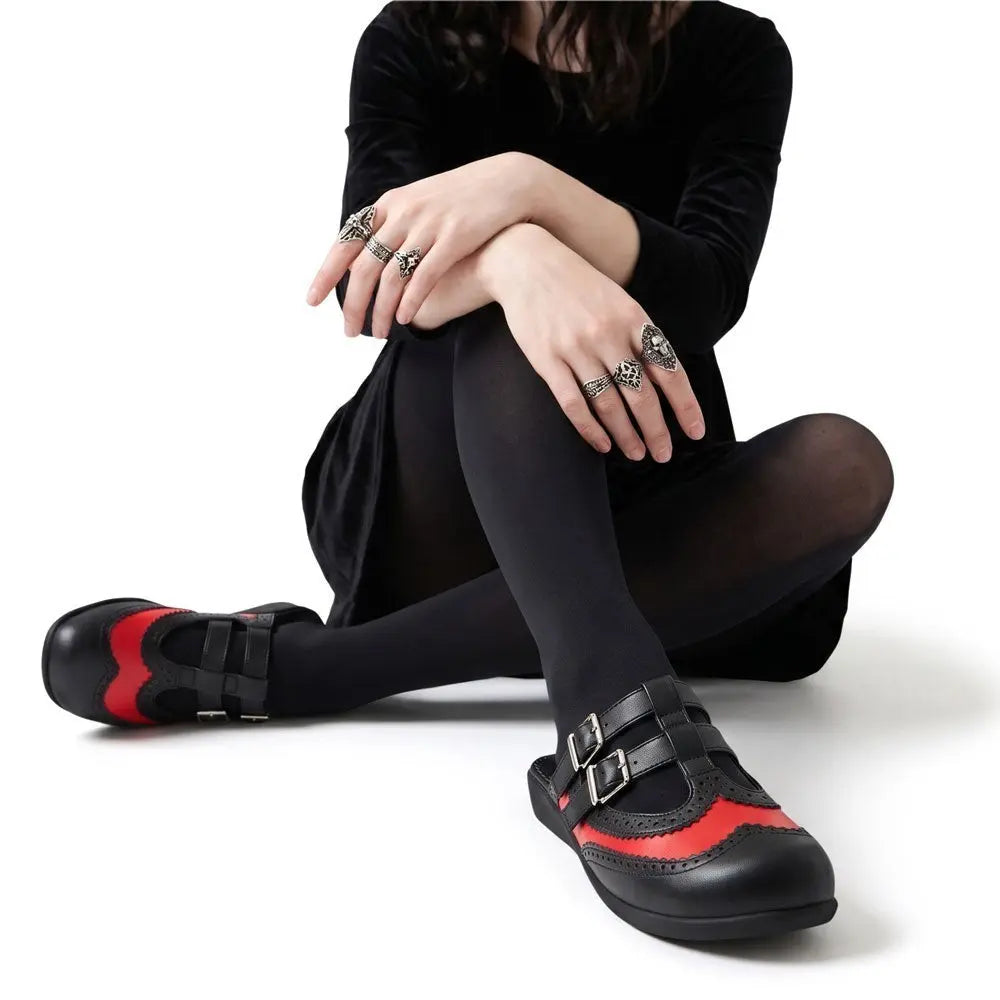 Havana-Red Women's Mary Jane Clogs