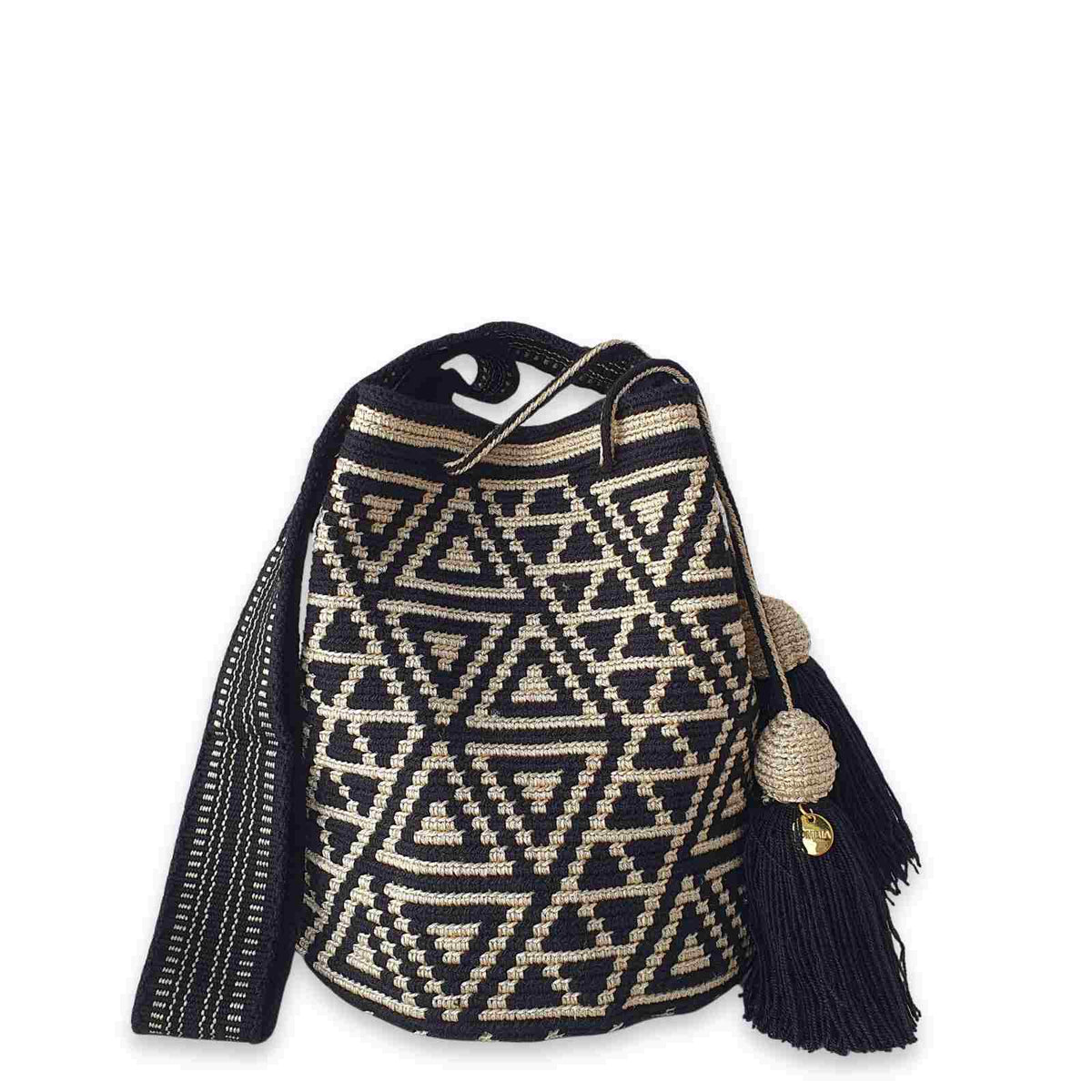 Estrella (Gold) Wayuu Bag - Medium