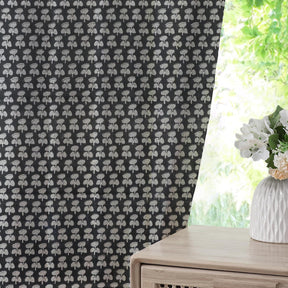Luxurious Print Pure Linen Window Pleated - Damru