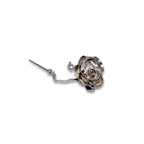 Flower in silver