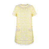 Tia Tweed Bouclé Sheath Mini Dress