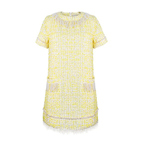 Tia Tweed Bouclé Sheath Mini Dress