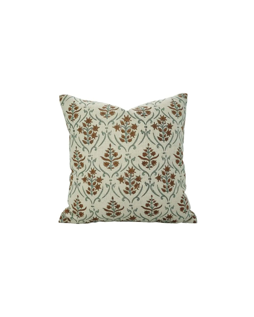 Artisan Hand Made Block Printed Pure Linen Pillow Cover - Vishal Pushp