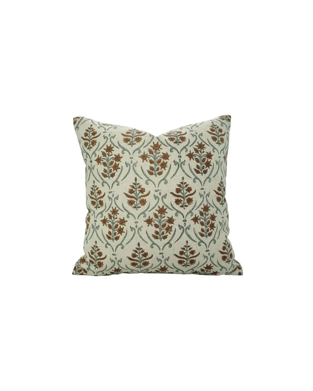 Artisan Hand Made Block Printed Pure Linen Pillow Cover - Vishal Pushp