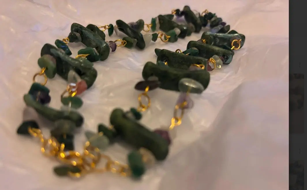 Sicilia Ceramic & Semi-precious Choker