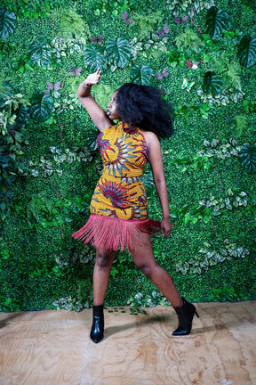 Aka Customisable Ankara Dancing Outfit (Two-Piece Set)