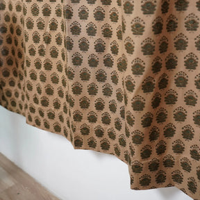 Interior Viscose Colored Linen Ring Curtain - Bheeshma
