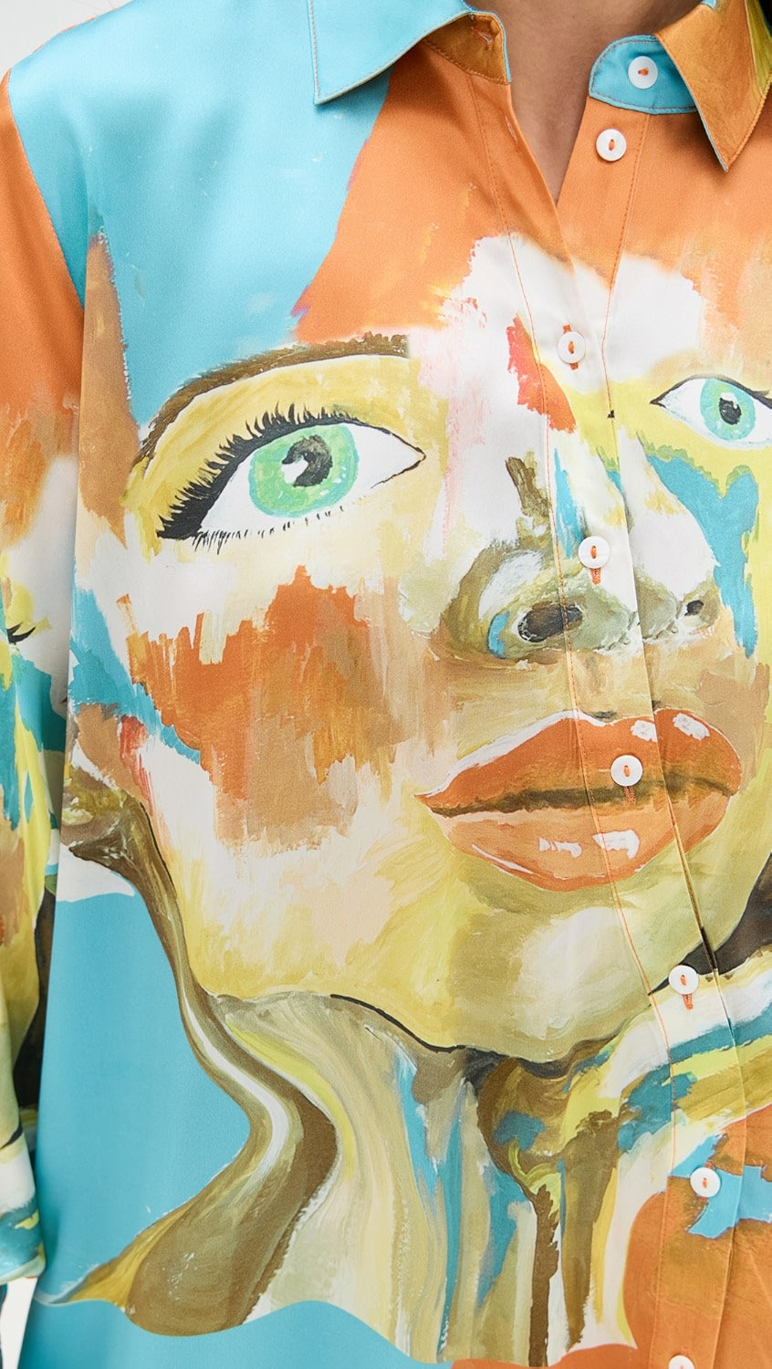 Kesi Maxi Shirt Dress