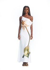 SIA DRESS- OFF WHITE MAGNOLIA