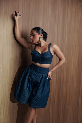 Denim Pinstripe SHANI Pants