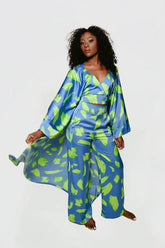 Amari Luxe Brushstroke Satin Set