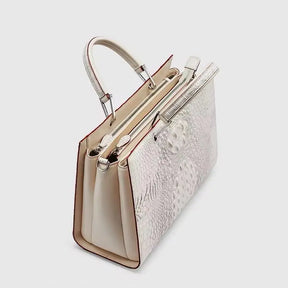 Luxe Artisanal Crocodile Leather Handbag | An Heirloom of Elegance  KolleenBoutique