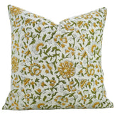 Boho Decor Hand Block Print Viscose Linen Pillow Cover - Pushaplata