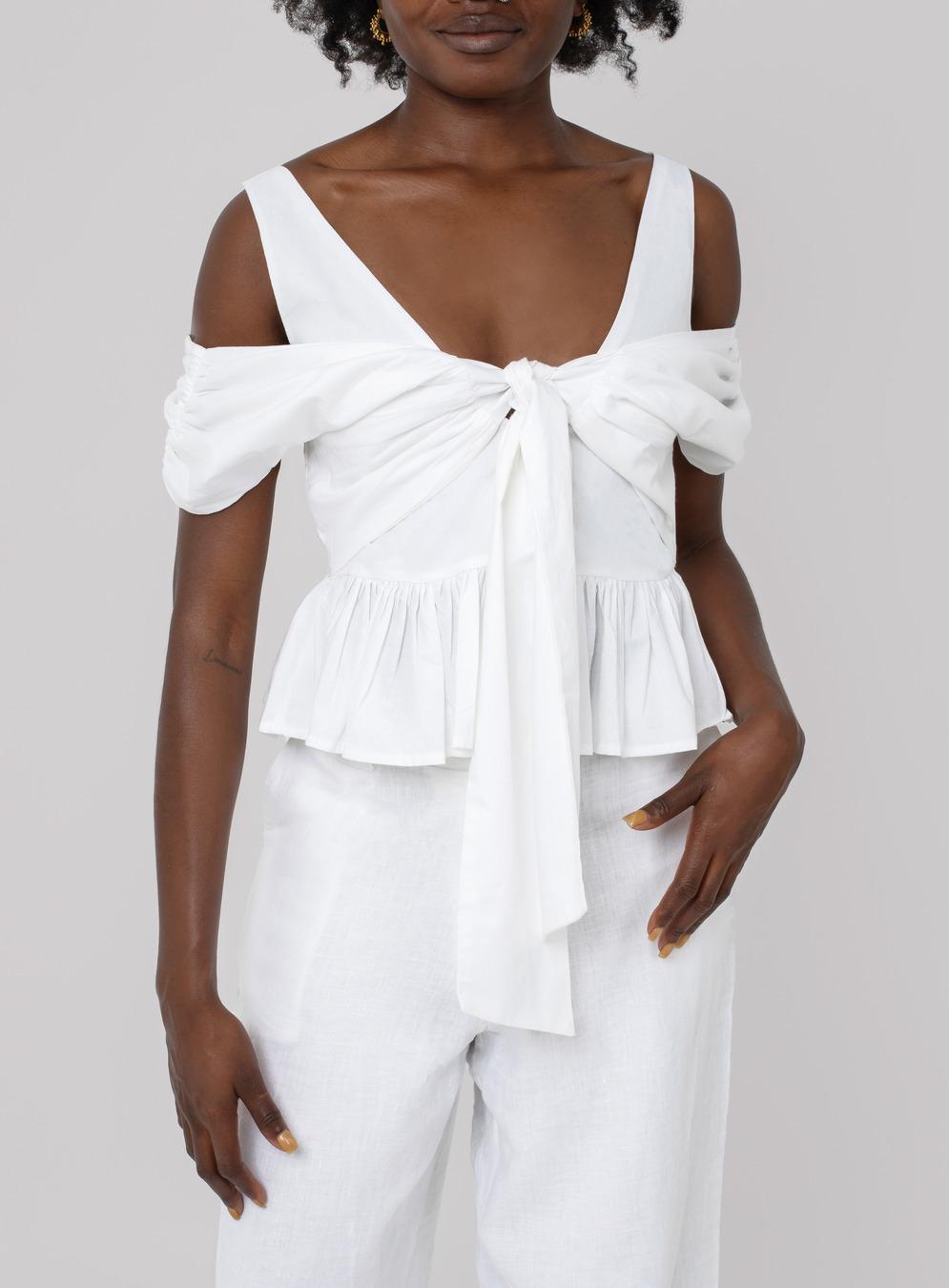 Usha Poplin Peplum Top