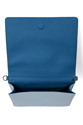 Artepara Winter Signature Hand-Embroidered Leather Clutch