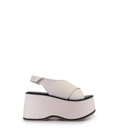 Crossover Eco Leather Platform Sandals Dosha
