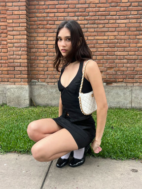 SAPPHIRE SKIRT – BLACK