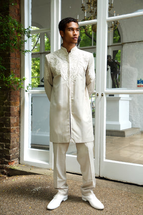 Mr Embroidered Tunic Suit