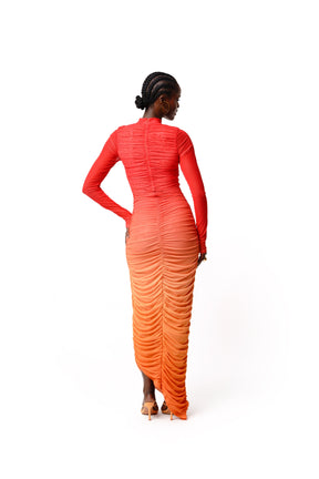 SELENE RUCHED MAXI DRESS
