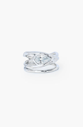 Solace Tear Statement Ring