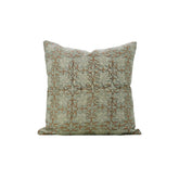 Boho Handmade Block Print Thick Linen Pillow Cover- Chudamani