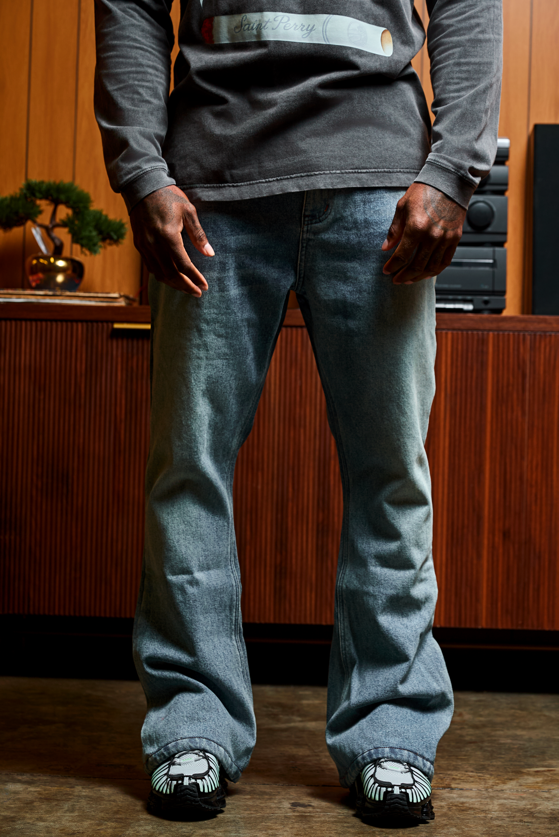 ANGEL FLARE DENIM IDG