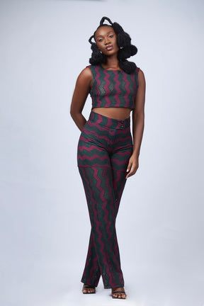 ADAKU LACE CROP TOP