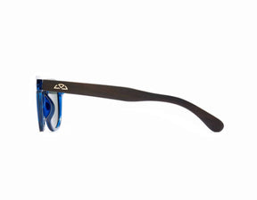 Deep Blue wooden Sungalsses