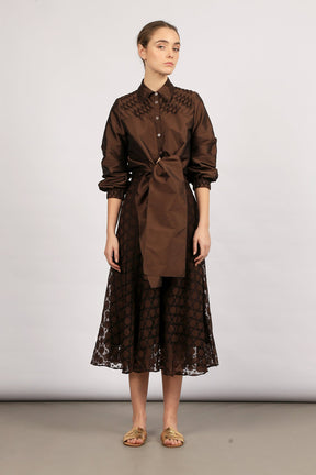 Addison Blouse | Brown