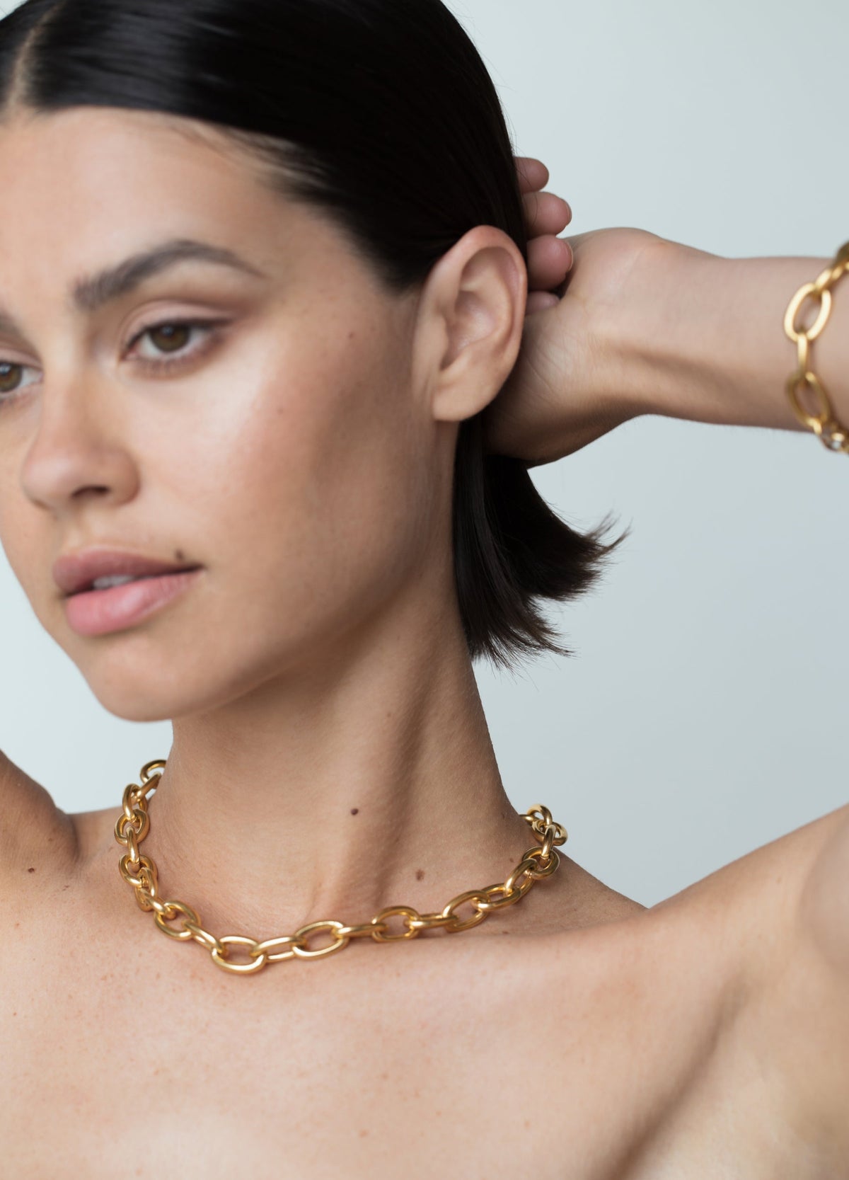 1993 Gold Chain Link Necklace