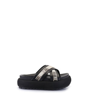 Cohen Eco Chic Cross-Strap Sandals