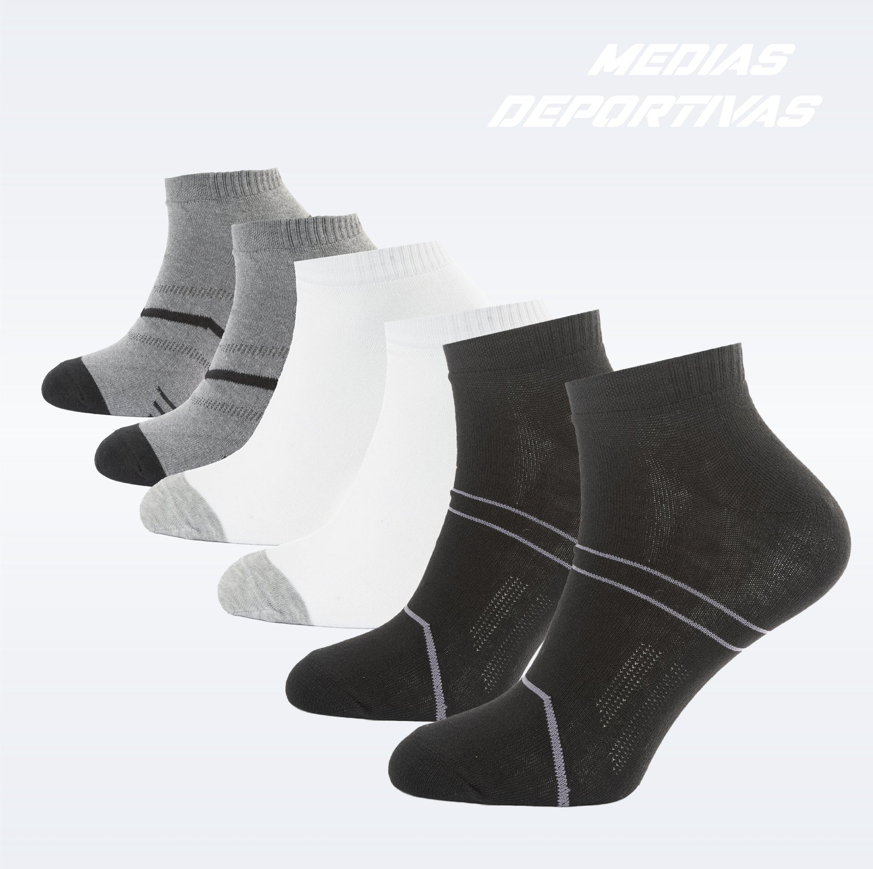 PACK DE 3 MEDIA TOBILLERA
