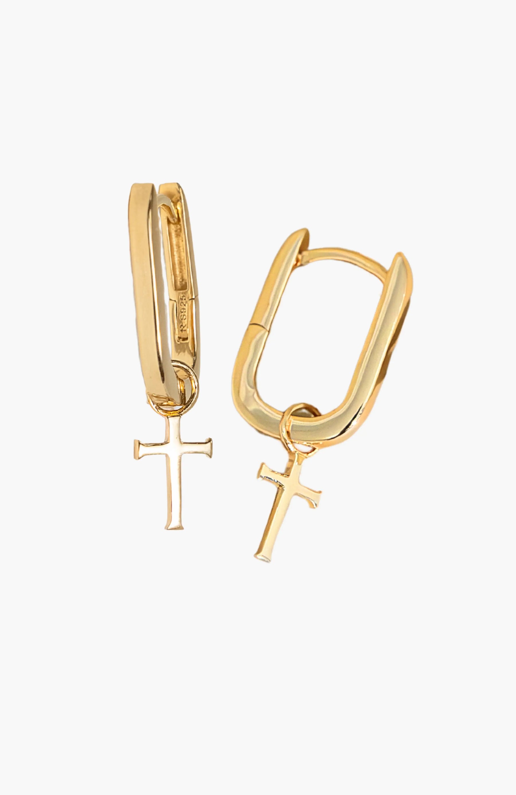 Chain Breaker U Hoop Earrings