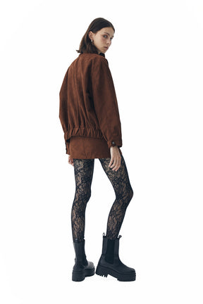 Remi Suede Jacket And Skort Set
